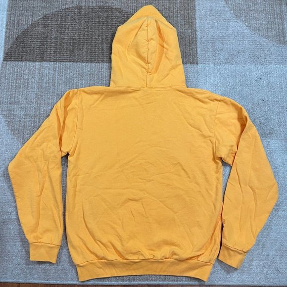 NEW SPORTY & RICH YELLOW FUN LOGO HOODIE SZ MEDIUM M - Picture 4 of 4